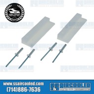 Sunroof Repair Kit, Ragtop, Guides & Rivets Sunroof Repair Kit, Ragtop, Guides & Rivets