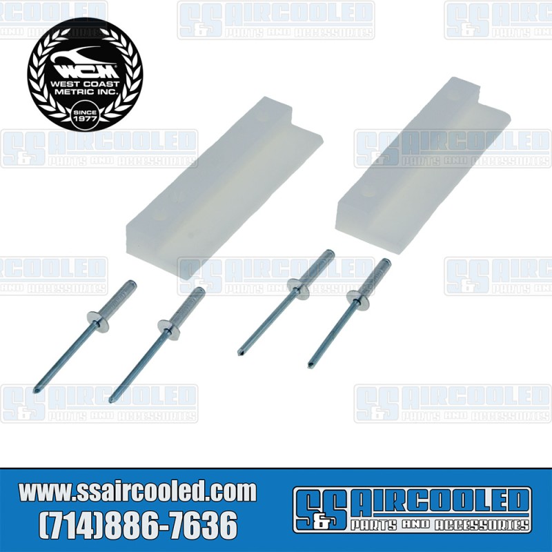 West Coast Metric VW Sunroof Repair Kit, Ragtop, Guides & Rivets, 117-335 West Coast Metric VW Sunroof Repair Kit, Ragtop, Guides & Rivets, 117-335