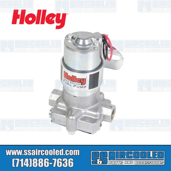 Holley VW Fuel Pump, Electric, 140 gph, 12-815-1, VW Bug, Ghia, Super Beetle, Bus, Type 3, Thing