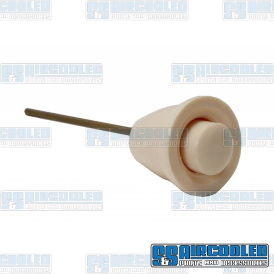 West Coast Metric VW Dash Knob, Wiper Switch w/Button, Ivory, 131-543-IV, VW Bug, Ghia, Type 3 West Coast Metric VW Dash Knob, Wiper Switch w/Button, Ivory, 131-543-IV, VW Bug, Ghia, Type 3