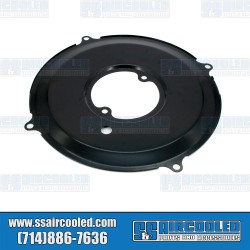 Backing Plate, Alternator/Generator, 105mm Dia., Black