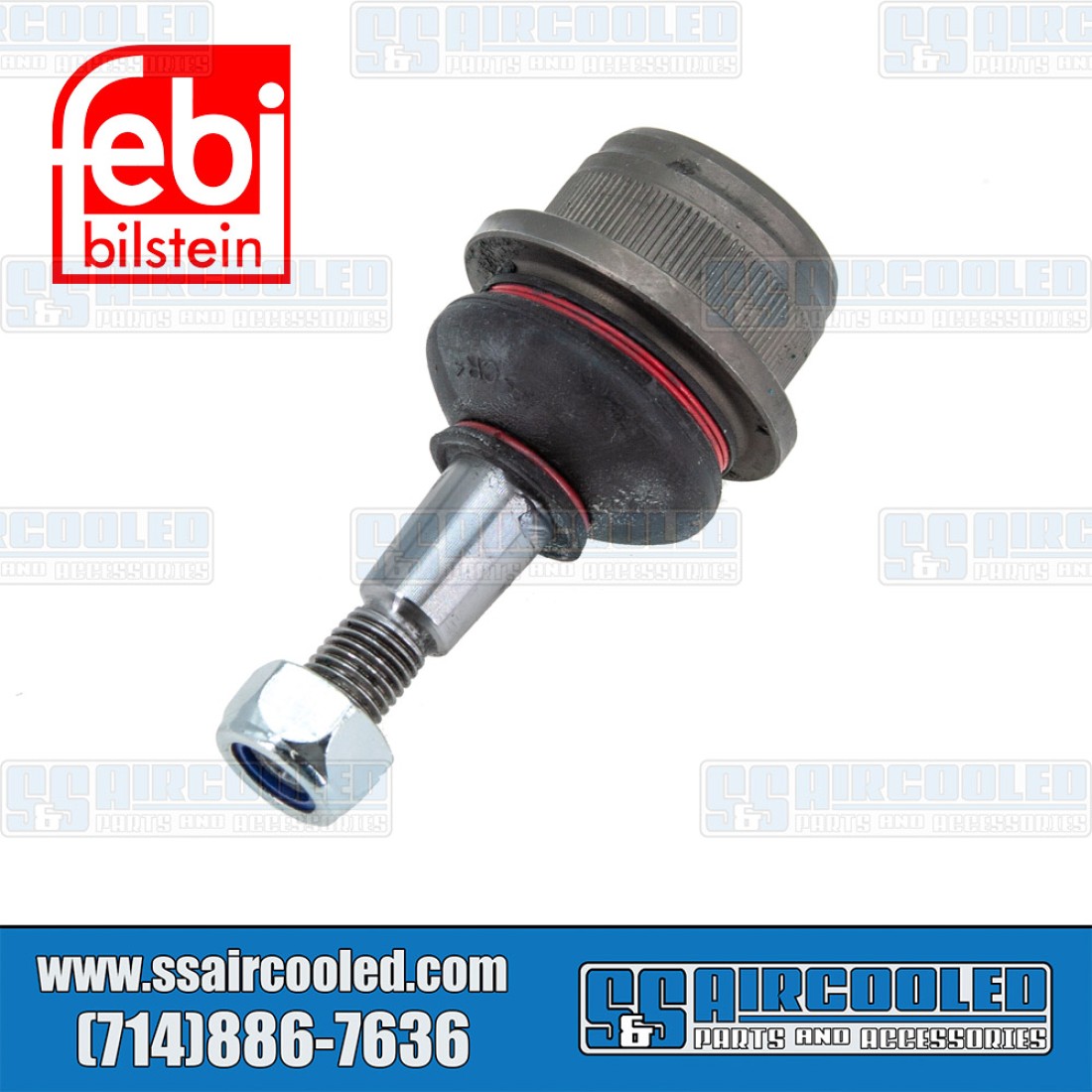 Febi Bilstein Ball Joint, 131405361F, Stock, Upper, Left or Right, VW Bug and Ghia