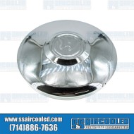 Hub Cap, 5-Lug w/Logo, Chrome
