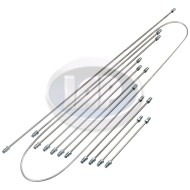 Brake Line Kit, 11pcs, Stainless Steel