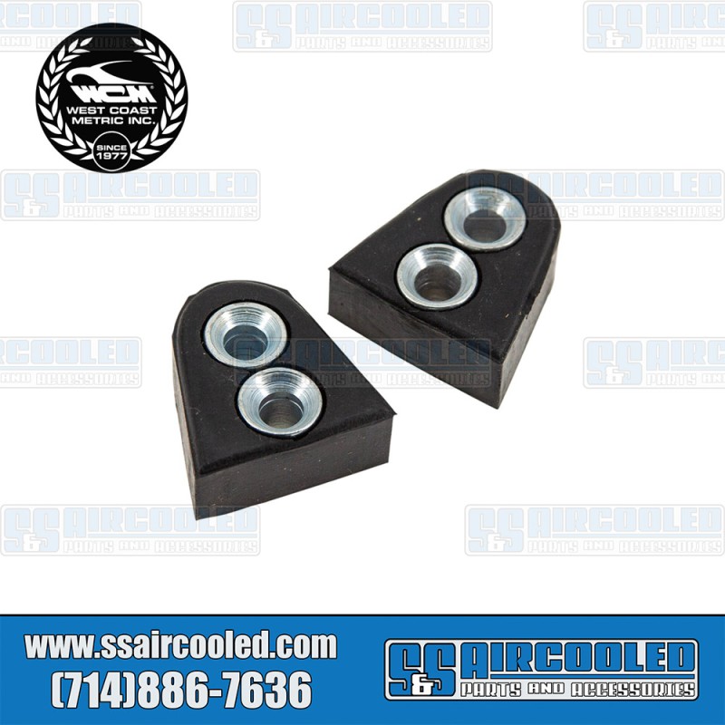 West Coast Metric VW Door Alignment Wedges, Left or Right, Rubber, 141-277-L/R, VW Bug, Super Beetle, Ghia