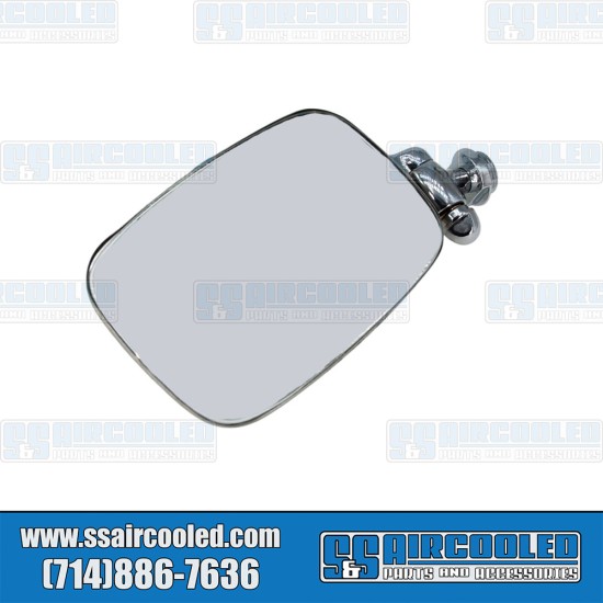 VW Side-View Mirror, Left, Rectangle, 141857501, VW Ghia