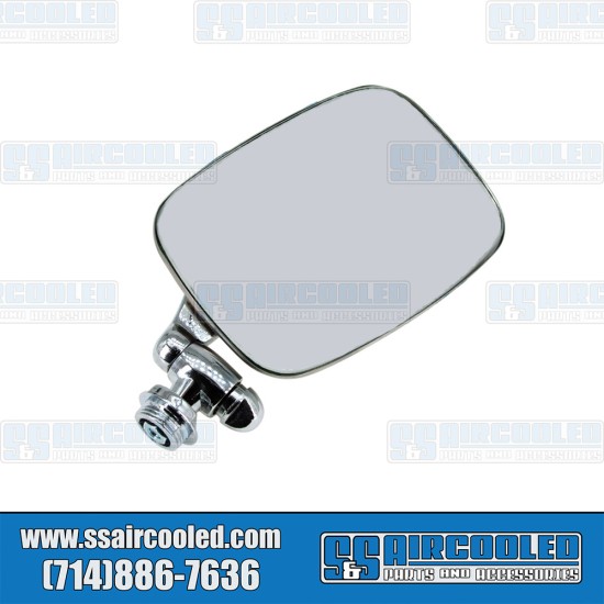 VW Side-View Mirror, Right, Rectangle, 141857502, VW Ghia
