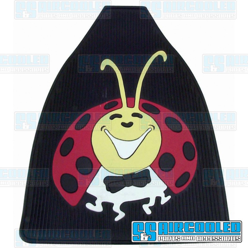 EMPI VW Floor Mats, Lady Bug, Front, Left & Right, Rubber, 15-1097-0 EMPI VW Floor Mats, Lady Bug, Front, Left & Right, Rubber, 15-1097-0