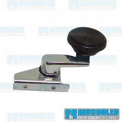 Vent Window Lock, Right, Chrome/Black Vent Window Lock, Right, Chrome/Black