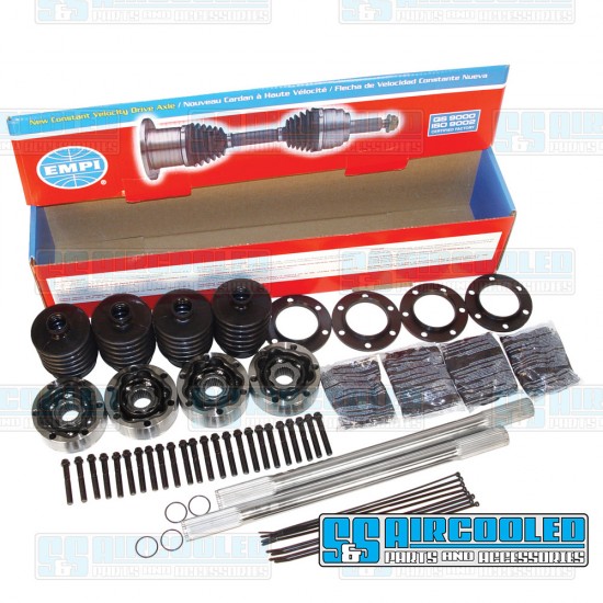 EMPI VW Axle Kit, 100mm Type 2 CV, 15-5/8in., 33 Spline, Chromoly, 16-2233-0 EMPI VW Axle Kit, 100mm Type 2 CV, 15-5/8in., 33 Spline, Chromoly, 16-2233-0