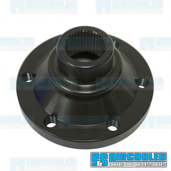 EMPI VW Drive Flange, Type 2 (002) Trans to 930 CV, 37 Spline, 3/8-24 Threads, Left & Right, 16-2302-0