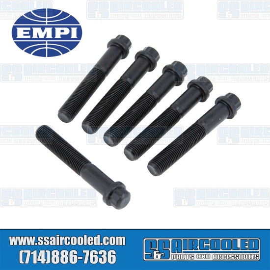 EMPI VW CV Bolts, 3/8-24 x 2-1/4in, 12pt External, 16-2413-0, VW Bug, VW Super Beetle, VW Karmann Ghia, VW Bus, VW Type 3, VW Thing