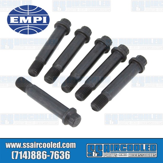 EMPI VW CV Bolts, 7/16-20 x 2-7/16in, 12pt External, 16-2414-0, VW Bug, VW Super Beetle, VW Karmann Ghia, VW Bus, VW Type 3, VW Thing, 