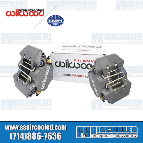 Wilwood Front Left & Right Brake Calipers, Silver