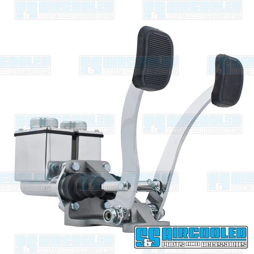 Pedal Assembly, Clutch/Brake, Hydraulic, Polished