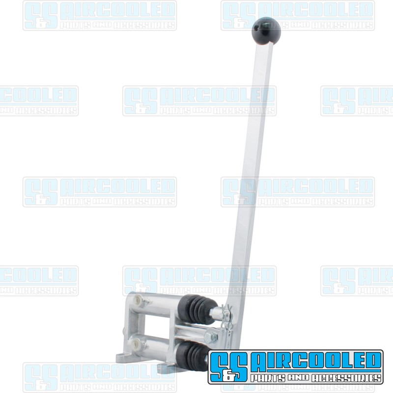 Race Trim VW Turning Brake, .750in Bore, Upright Single Handle, Polished, 16-2540-0