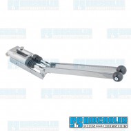 Turning Brake, .750in Bore, Angled Dual Handle, Polished