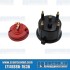 Distributor Cap & Rotor, HEI Style, Black