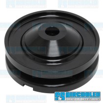 Alternator/Generator Pulley, 12 Volt, Aluminum, Black