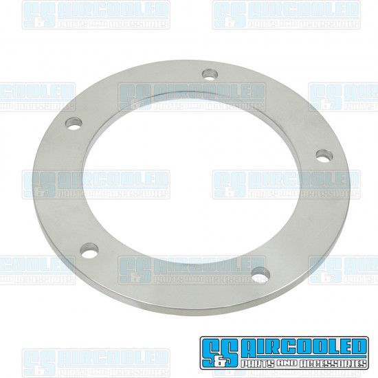 EMPI VW Wheel Spacer, 5x205mm, 3/8in Thick, 12mm Holes, Aluminum, 16-9925-0