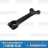 Pitman Arm, 24mm Shaft, 12mm Tie Rods, Black