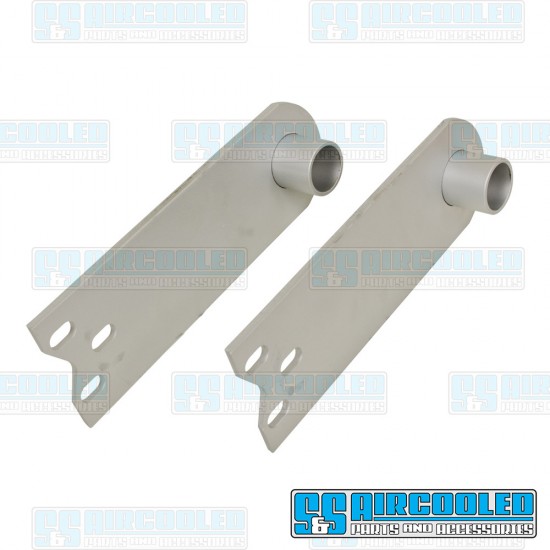 EMPI VW Spring Plates, 4-1/4in Collar, 24-11/16in Torsion Bar, Heavy Duty, IRS Axle, Silver, 17-2788-0