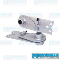 Spring Plates, Adjustable, 4-1/4in Collar, 24-11/16in Torsion Bar, IRS Axle, Silver