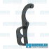 Oil Line Bracket, Billet, Black