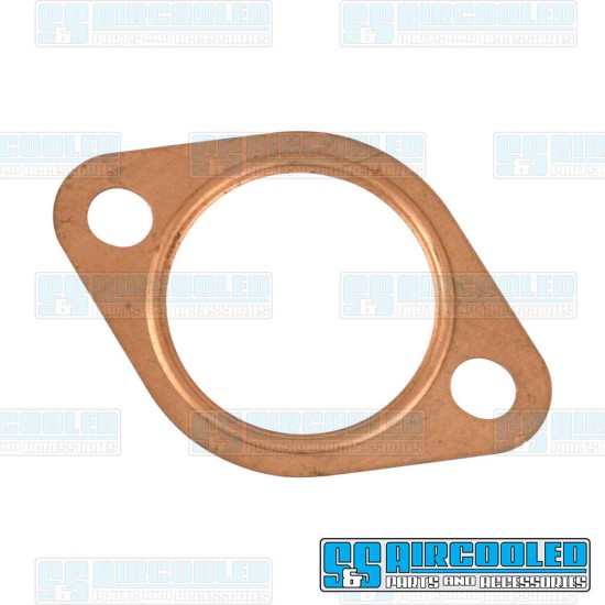 EMPI VW Exhaust Gaskets, 1-1/2in ID, Heavy Duty, Copper, 17-2820-0