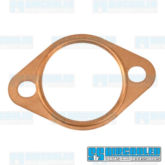 EMPI VW Exhaust Gaskets, 1-5/8in ID, Heavy Duty, Copper, 17-2821-0