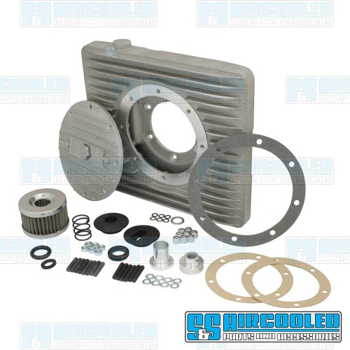 Oil Sump, 1 Quart w/Filter, Aluminum