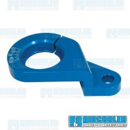 Distributor Clamp, Billet Aluminum, w/Ignition Timing Marks, Blue