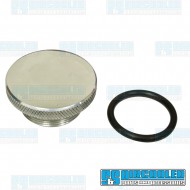 Oil Filler Cap, Billet, Polished Aluminum Oil Filler Cap, Billet, Polished Aluminum