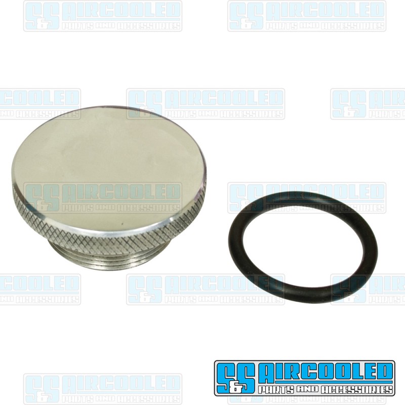 EMPI VW Oil Filler Cap, Billet, Polished Aluminum, 17-2943-0 EMPI VW Oil Filler Cap, Billet, Polished Aluminum, 17-2943-0