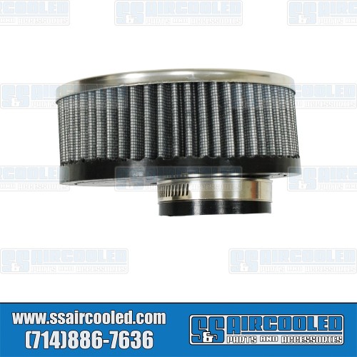 Air Filter Assembly, Stock/ICT/EPC, Round, Chrome ...