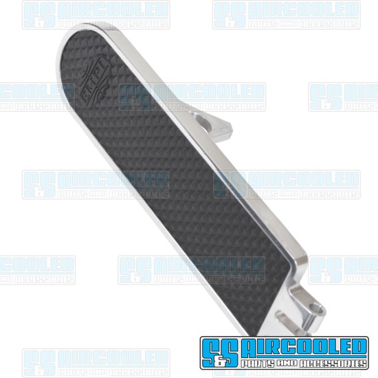 EMPI VW Accelerator Pedal, Billet Aluminum, Black Rubber w/EMPI Logo, 17-2994-0 EMPI VW Accelerator Pedal, Billet Aluminum, Black Rubber w/EMPI Logo, 17-2994-0