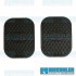 Clutch/Brake Pedal Pads, Black w/EMPI Logo