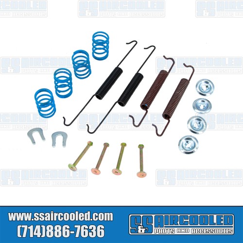 Hardware Kit, Brakes, Rear, Left and Right Hardware Kit, Brakes, Rear, Left and Right