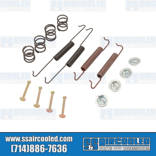 Hardware Kit, Brakes, Rear, Left and Right Hardware Kit, Brakes, Rear, Left and Right