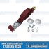 Seat Belt, 2 Point Lap Belt w/Silver Push Button Latch, Red