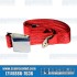 Seat Belt, 2 Point Lap Belt w/Chrome Lift Latch, Red