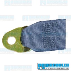 Seat Belt, 2 Point Lap Belt w/Chrome Lift Latch, Blue Seat Belt, 2 Point Lap Belt w/Chrome Lift Latch, Blue