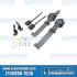 Seat Belts, 3 Point Retractable Shoulder Belts, Grey