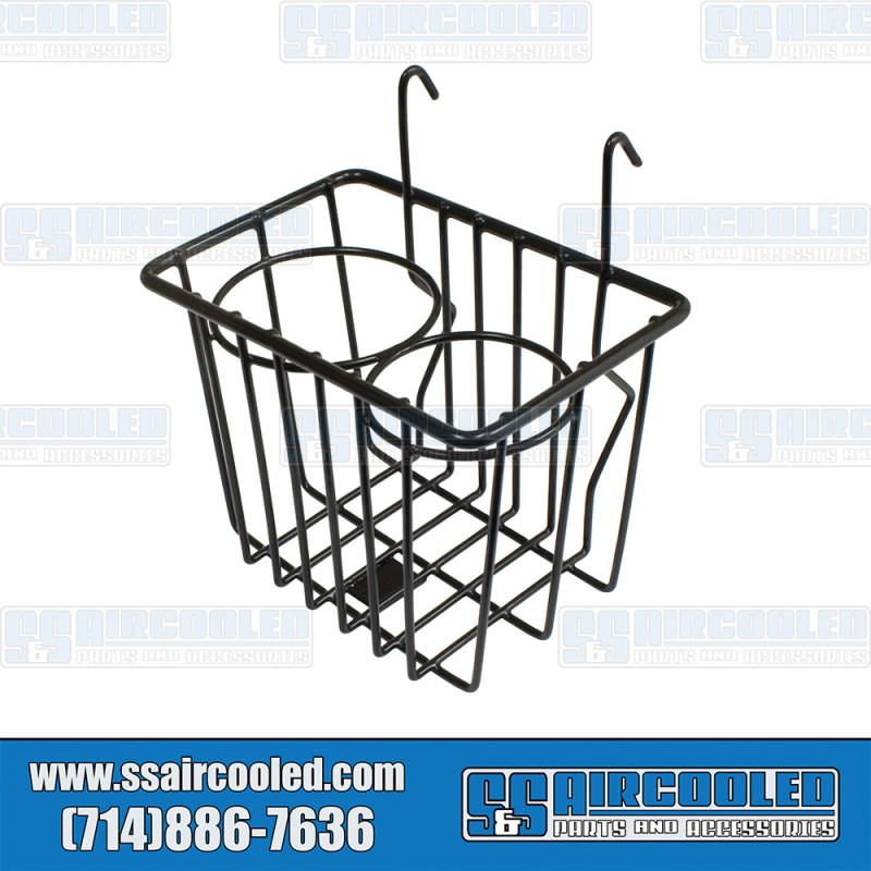 EMPI VW Wire Basket/Cup Holder, Hangs from Dash Vents, Black, 18-1068-0 EMPI VW Wire Basket/Cup Holder, Hangs from Dash Vents, Black, 18-1068-0