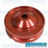 Alternator/Generator Pulley, 12 Volt, Aluminum, Red