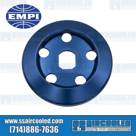 EMPI VW Alternator/Generator Pulley Half, Aluminum, Blue, 18-1083-0 EMPI VW Alternator/Generator Pulley Half, Aluminum, Blue, 18-1083-0