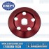 Alternator/Generator Pulley Half, Aluminum, Red