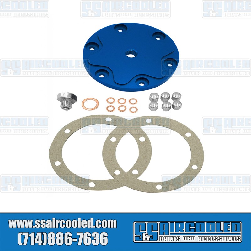 EMPI VW Sump Plate, Aluminum, Blue, 18-1086-0 EMPI VW Sump Plate, Aluminum, Blue, 18-1086-0