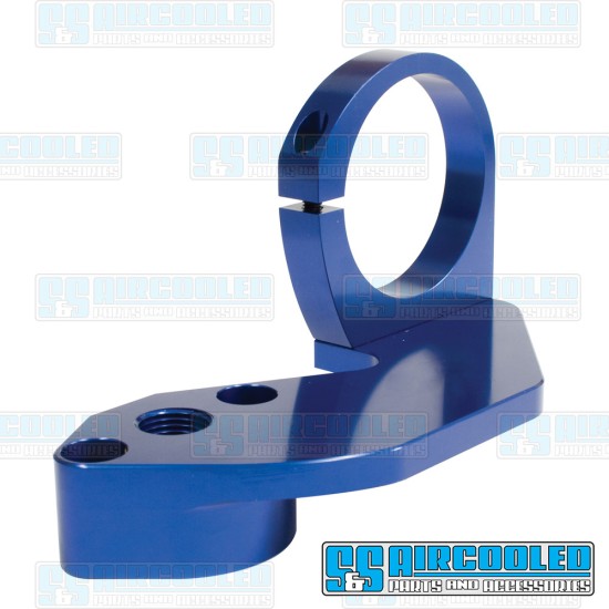 EMPI VW Fuel Pump Block-Off/Coil Mount, Aluminum, Blue, 18-1089-0 EMPI VW Fuel Pump Block-Off/Coil Mount, Aluminum, Blue, 18-1089-0