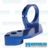 Fuel Pump Block-Off/Ignition Coil Mount, Aluminum, Blue